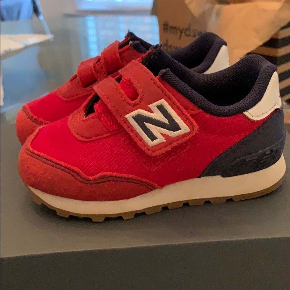 New Balance Toddler Red Sneakers
